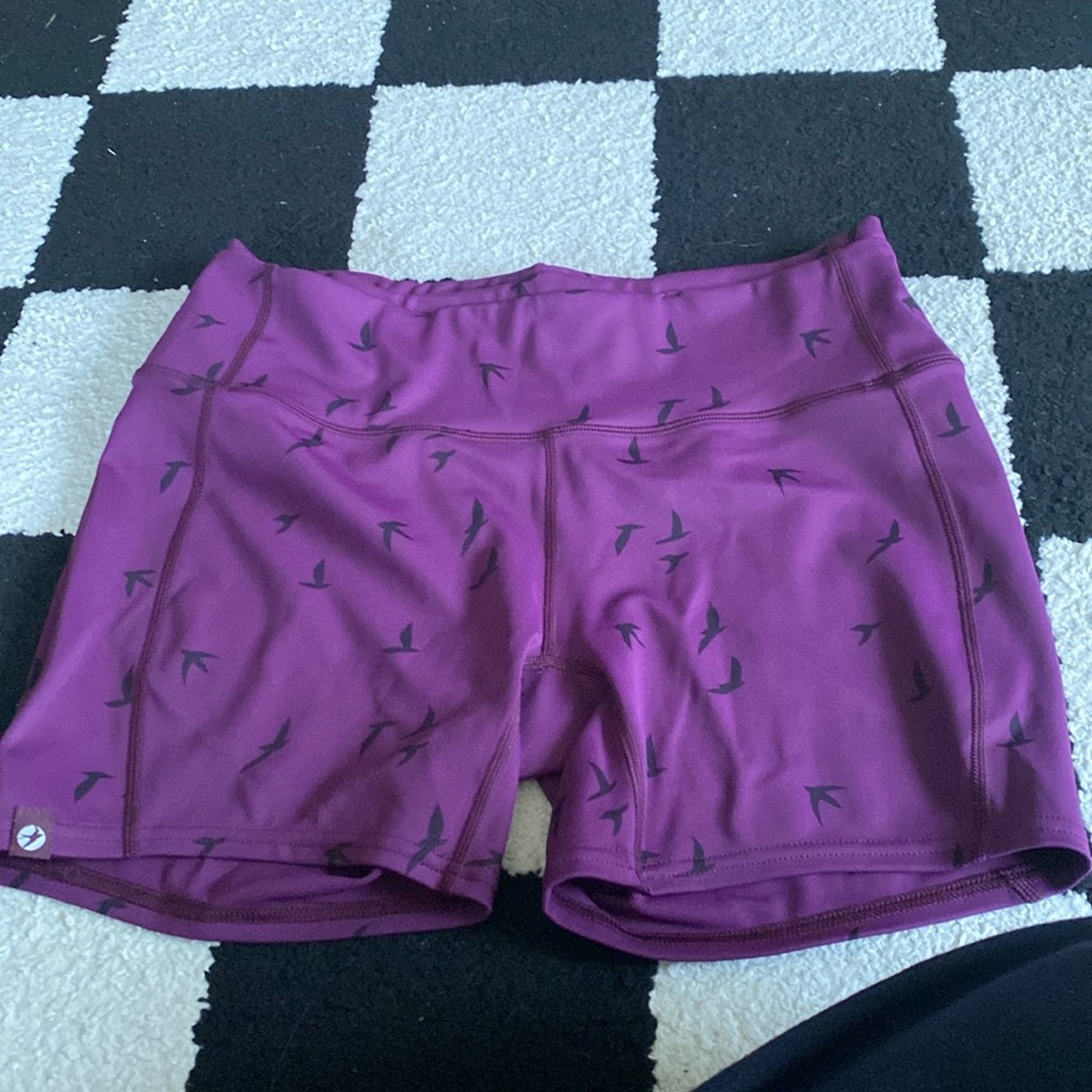 Oiselle O-Mazing Power Shorts Purple Women's 8